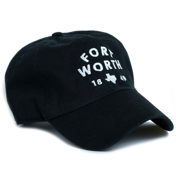 Fort Worth Texas - Ball Cap - Black