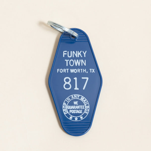 Funkytown 817 - Retro Keychain