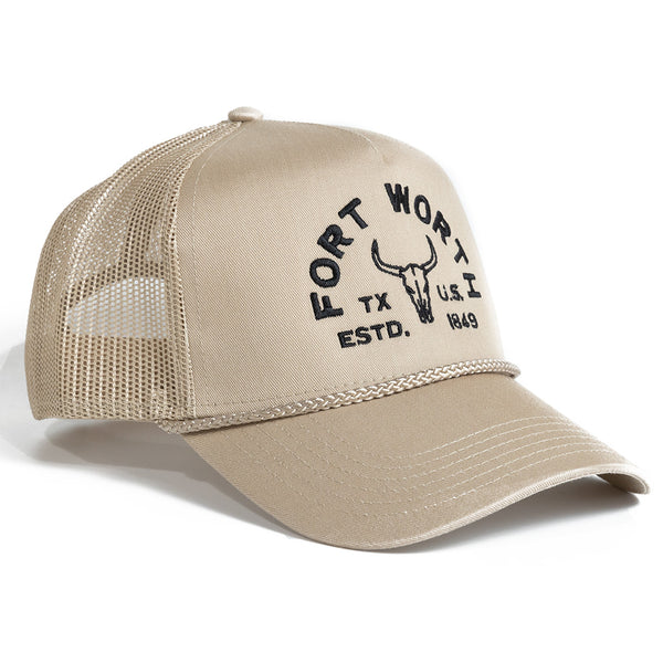 Fort Worth TX U.S. - Braid Trucker Hat