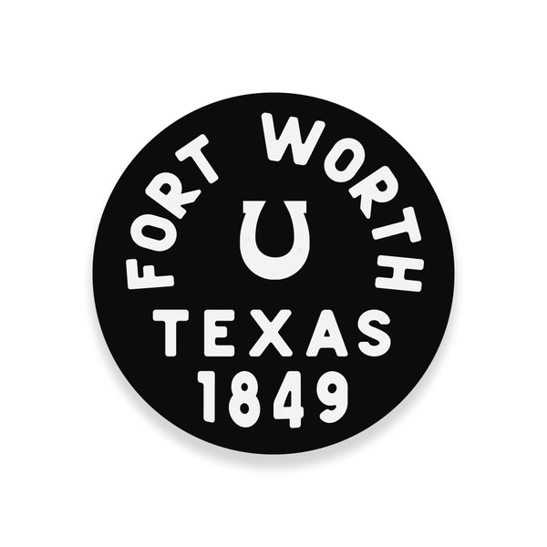 Fort Worth Horseshoe - Sticker