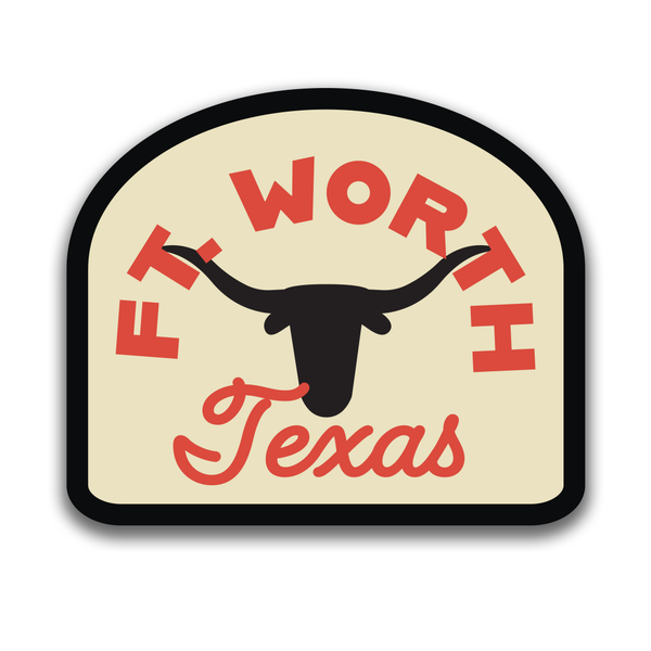 Ft. Worth Longhorn - Sticker