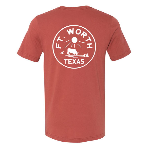 Ft. Worth Texas - T-Shirt - Rust