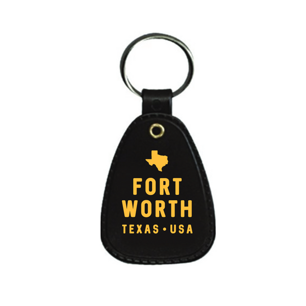 Fort Worth Retro Keychain