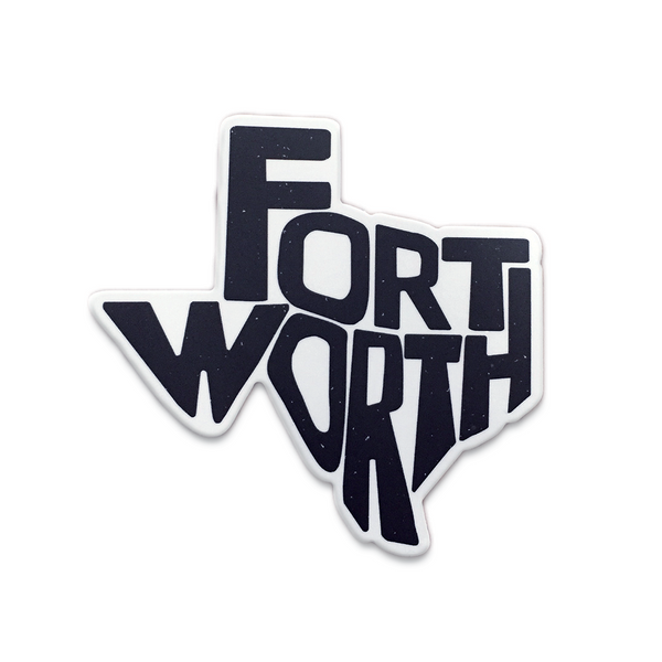 Fort Worth Texas State Sticker