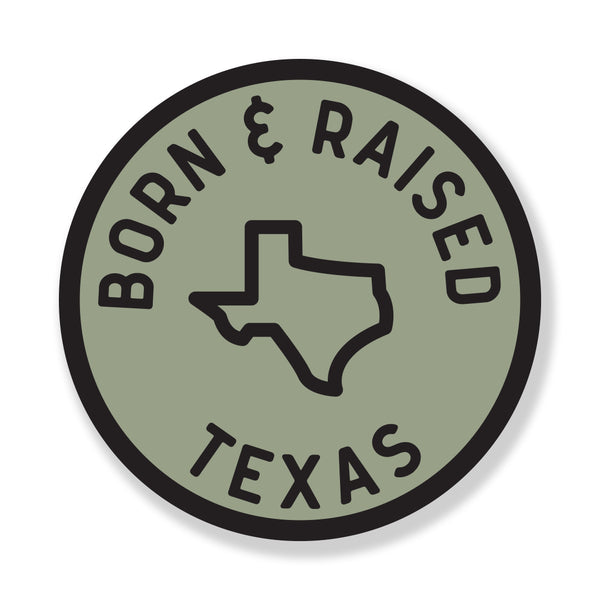 Texas Born & Raised - Sticker