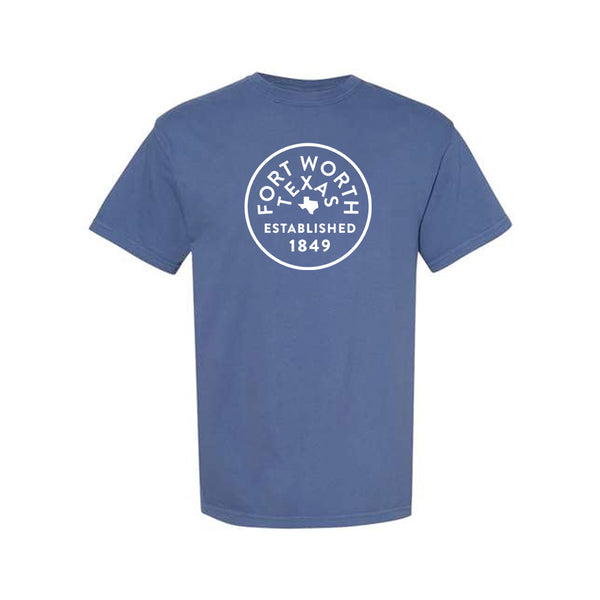 Fort Worth Texas Est. 1849 - T-Shirt - Dark Blue
