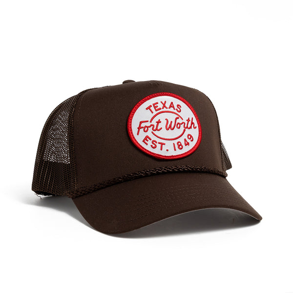 Fort Worth Texas Script Patch - Trucker Hat