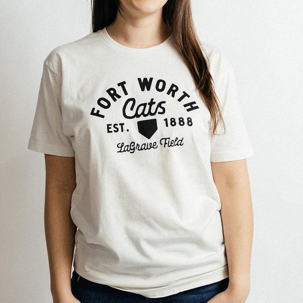 Fort Worth Cats - T-Shirt - Bone