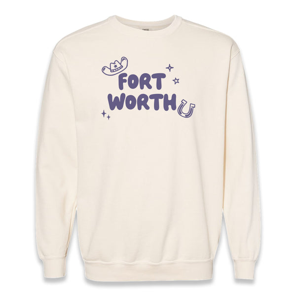 Fort Worth Doodles - Sweatshirt - Ivory