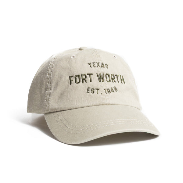 Fort Worth Texas Est. 1849 - Ball Cap - Stone