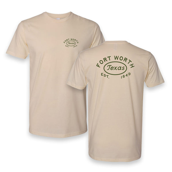 Fort Worth Texas Est. 1849 - T-Shirt - Cream