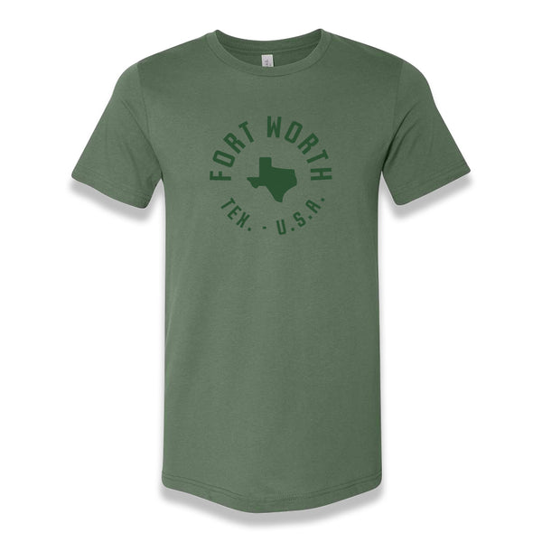 Fort Worth Badge - T-Shirt - Pine
