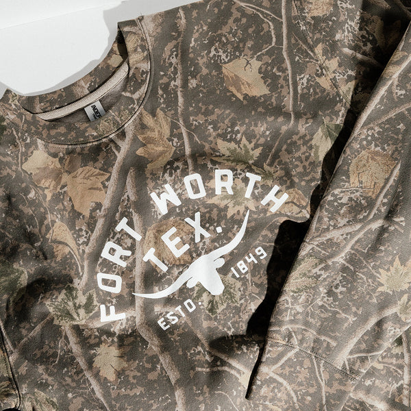 Fort Worth Est. 1849 - Camo - Sweatshirt