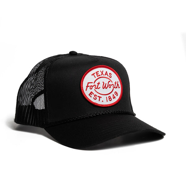 Fort Worth Texas Script Patch - Trucker Hat