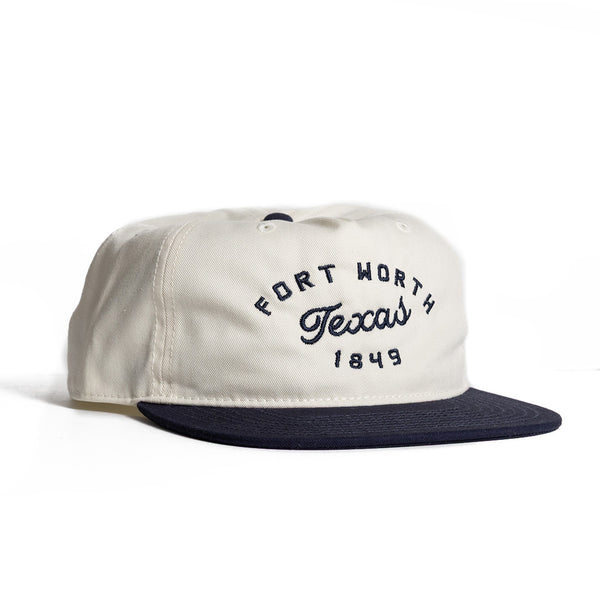 Fort Worth Texas 1849 - Classic Cap - Natural/Navy