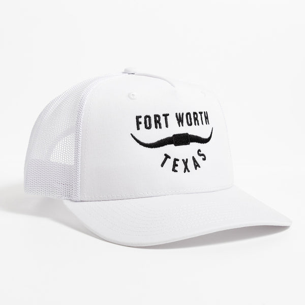 Fort Worth Horns - Trucker Hat - White