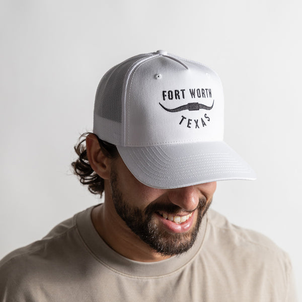 Fort Worth Horns - Trucker Hat - White