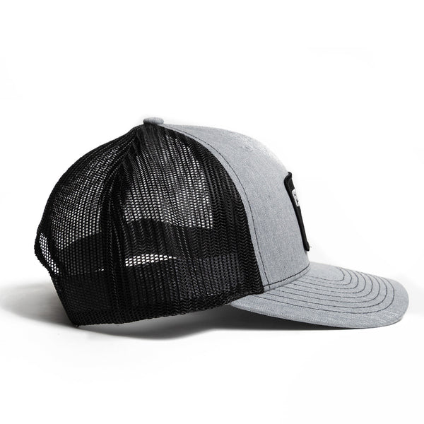 Fort Worth Steer Patch - Black/Gray - Trucker Hat