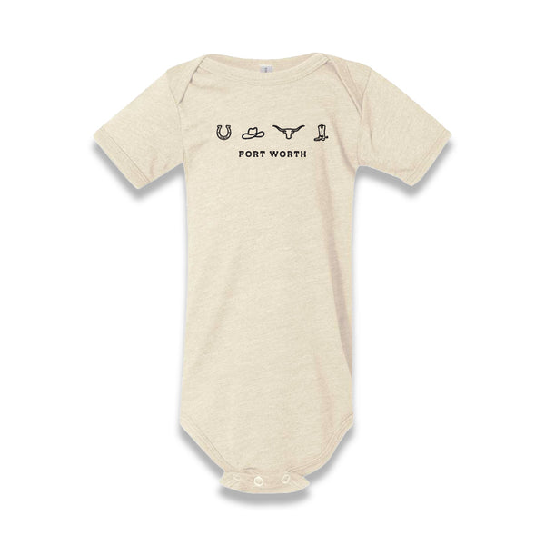 Fort Worth Icons - Onesie