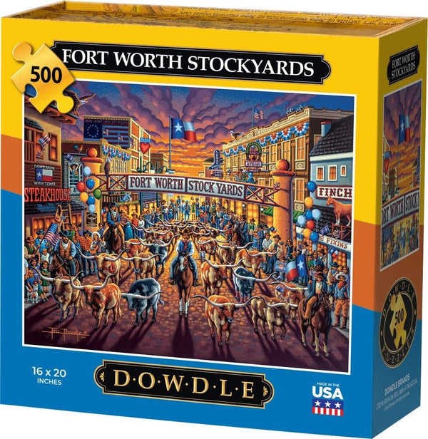 Fort Worth Stockyards Puzzle - 500 Piece