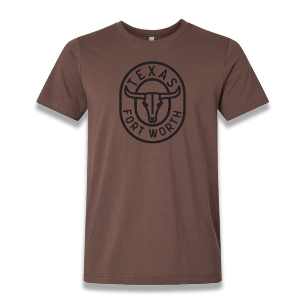 Fort Worth Texas Longhorn - T-Shirt - Brown
