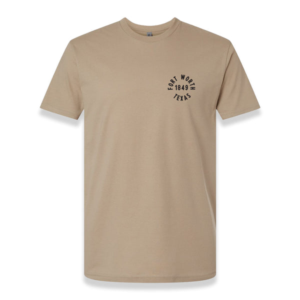 Fort Worth Texas 1849 - T-Shirt - Tan