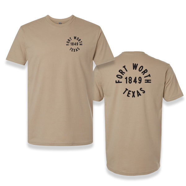 Fort Worth Texas 1849 - T-Shirt - Tan