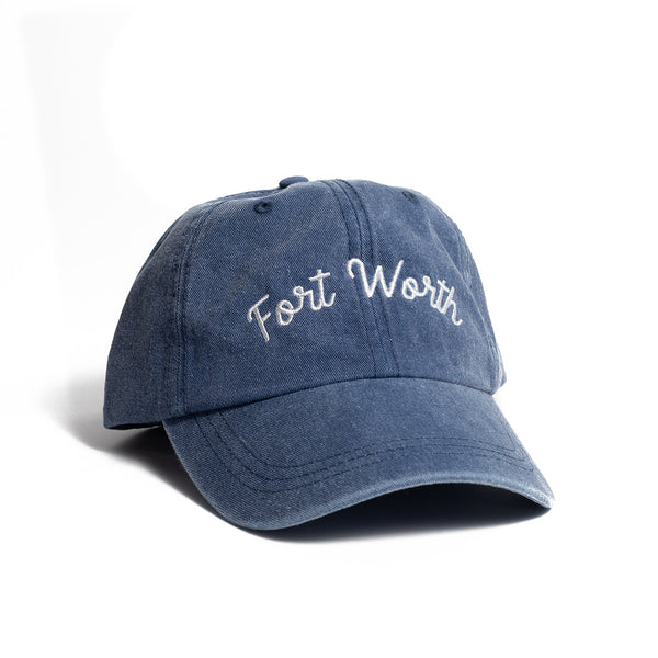 Fort Worth Script - Ball Cap - Dyed Cap