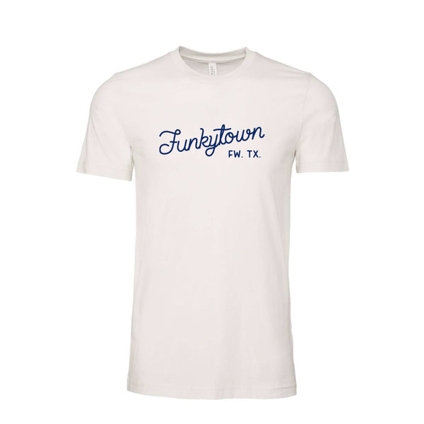 Funkytown Script - Vintage White - T-Shirt