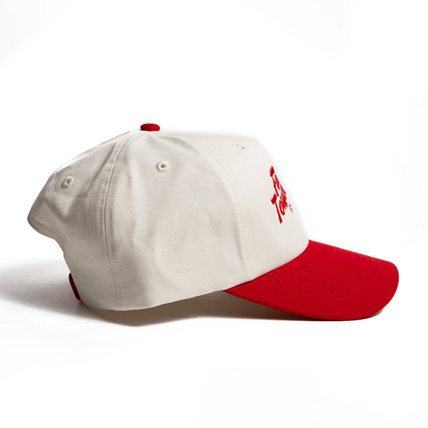 Funkytown Ft. Worth Texas - TX - Ball Cap - Natural/Red