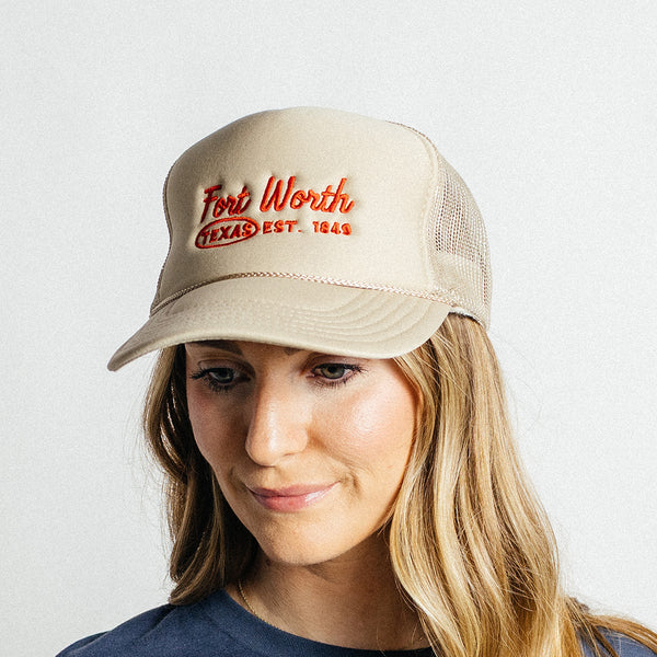 Fort Worth Texas 1849 - Foam Trucker Hat
