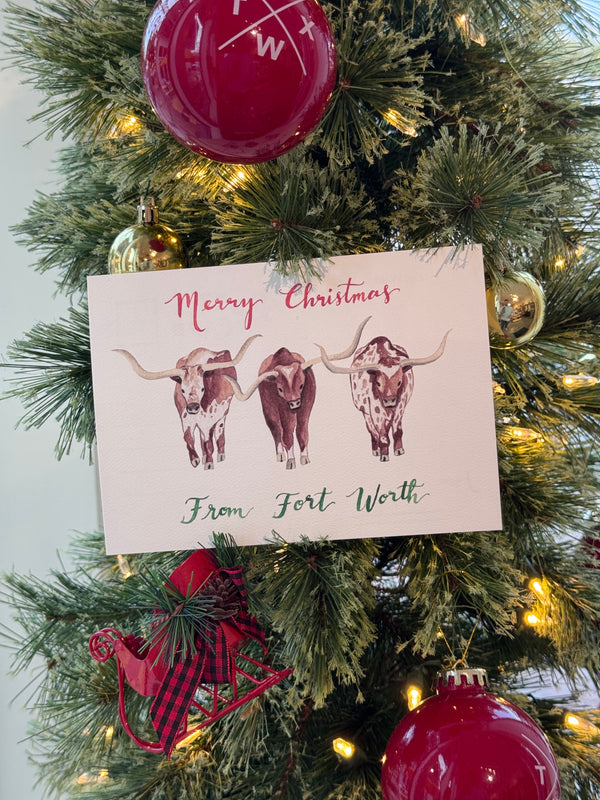 Merry Christmas From Fort Worth - Postcard