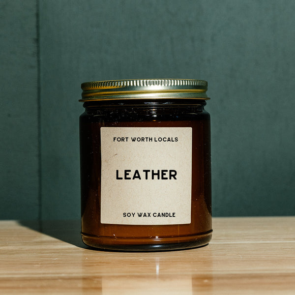 Leather 8 oz - Fort Worth Candle