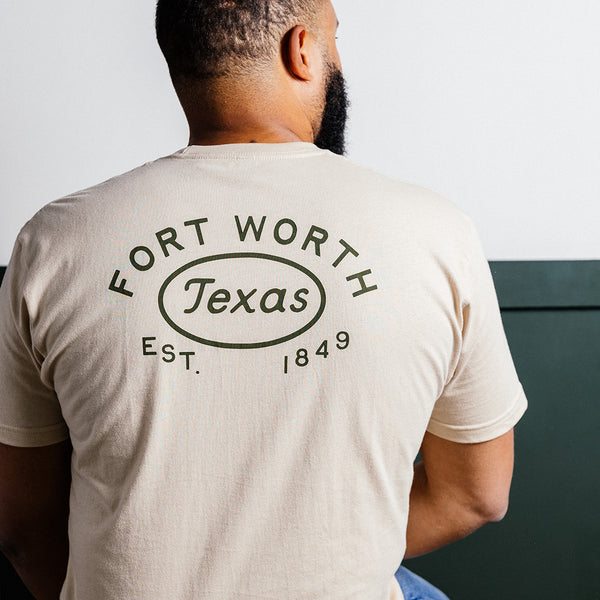 Fort Worth Texas Est. 1849 - T-Shirt - Cream