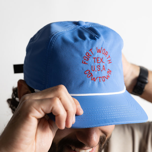 Fort Worth Tex. U.S.A. - Ripstop Cap - Blue
