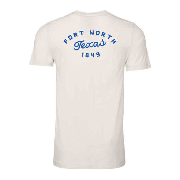 Fort Worth Texas 1849 - T-Shirt - Vintage White