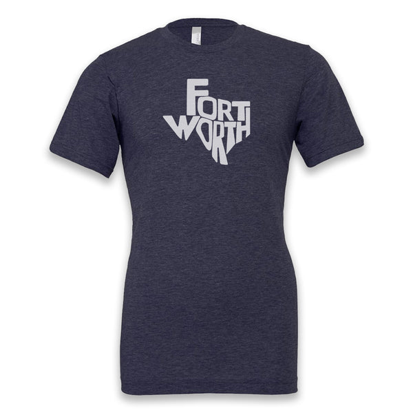 Fort Worth Texas State - Heather Midnight Navy - T-Shirt