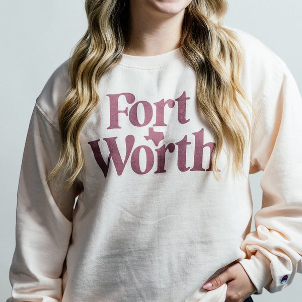 Fort Worth Retro - Sweatshirt - Blush