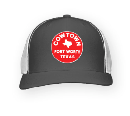 Cowtown Fort Worth - Trucker Hat - Charcoal/White