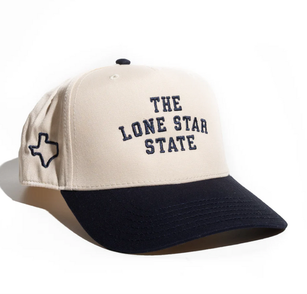 The Lone Star State Hat - Natural/Navy