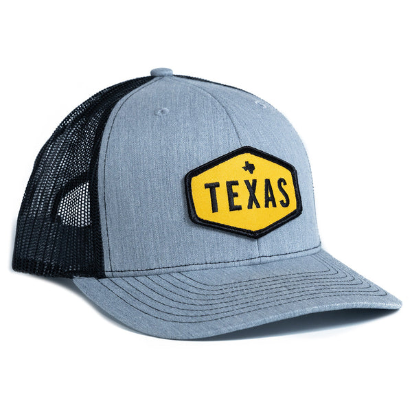 Texas Diamond Hat - Heather Gray/Black