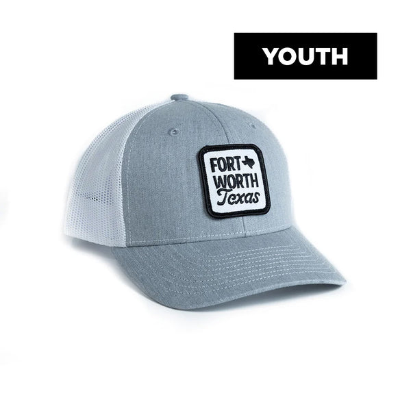 Fort Worth Texas Script - Youth Trucker Hat