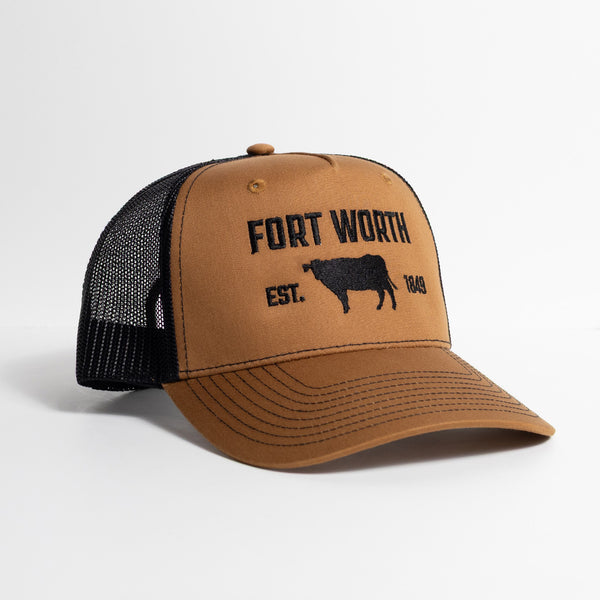 Fort Worth Cattle - Trucker Hat - Caramel/Black
