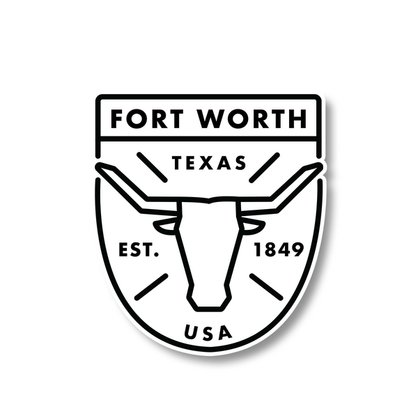 Fort Worth Badge Sticker