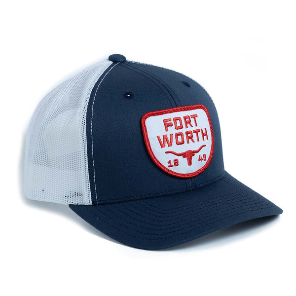 Fort Worth 1849 - Trucker Hat - Navy/White