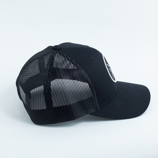 FW X TX Trucker Hat - Black - Curved Visor – Fort Worth Locals
