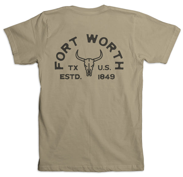 Fort Worth ESTD. 1849  - T- Shirt - Tan
