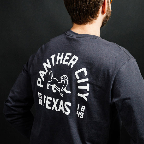 Panther City Texas - Long Sleeve - Dark Grey