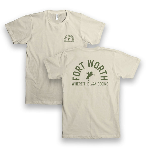 Where the West Begins - Vintage White - T-Shirt