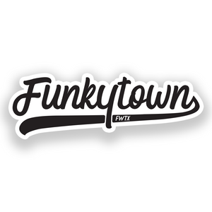  FUNKY TOWN Fort Worth TX Script Design T-Shirt : Clothing,  Shoes & Jewelry